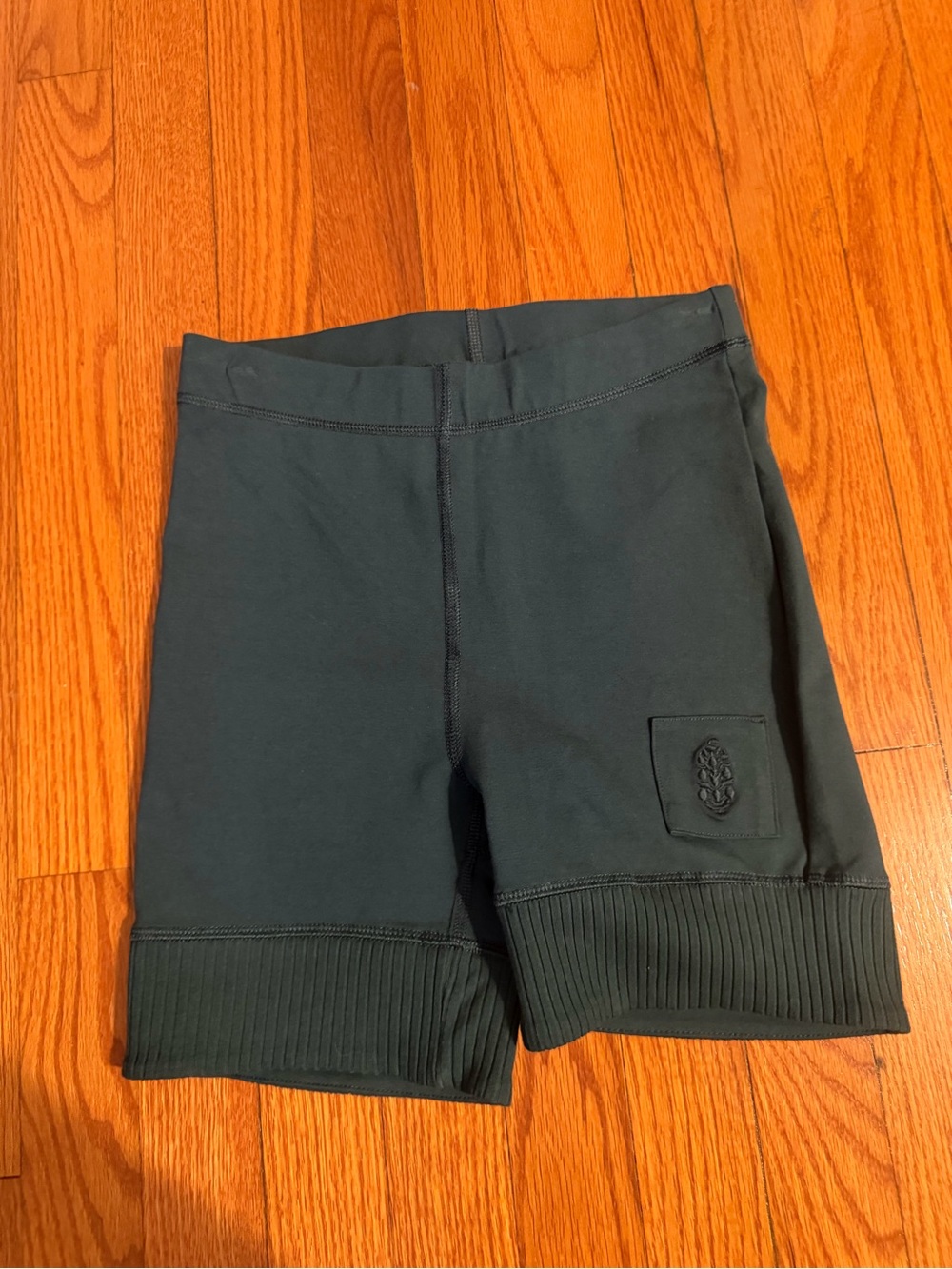Free people movement teal biker shorts size xs